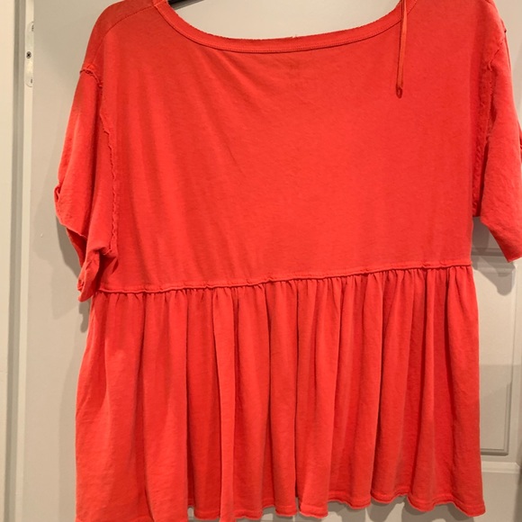 Free people bright red top - Picture 3 of 3